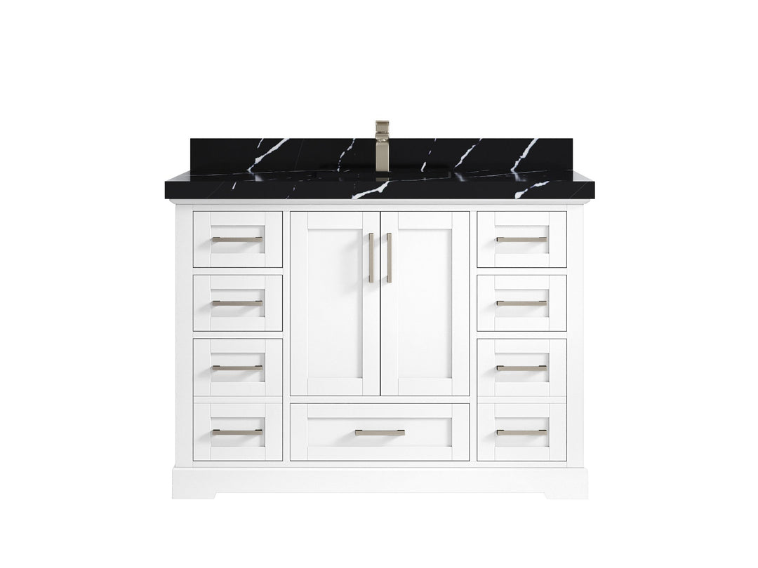 Boston 48 in. W x 22 in. D Single Sink Bathroom Vanity - Willow Bath and Vanity