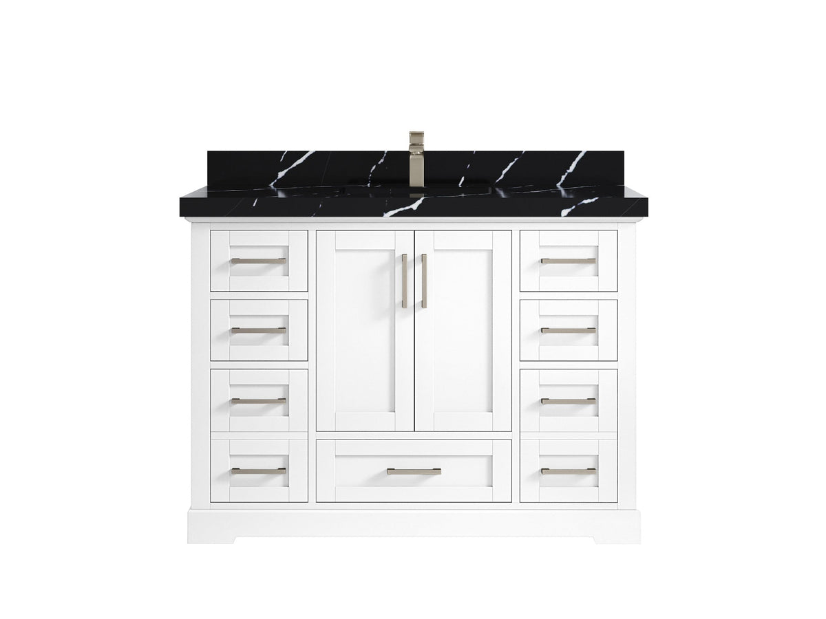 Boston 48 in. W x 22 in. D Single Sink Bathroom Vanity - Willow Bath and Vanity