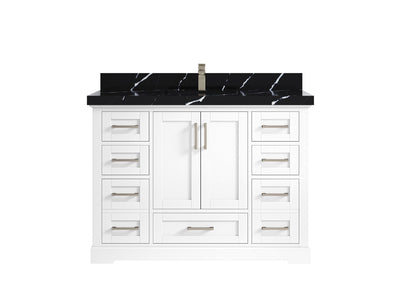 Boston 48 in. W x 22 in. D Single Sink Bathroom Vanity - Willow Bath and Vanity
