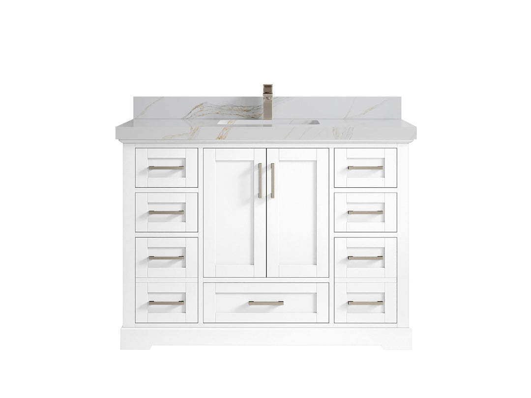 Boston 48 in. W x 22 in. D Single Sink Bathroom Vanity - Willow Bath and Vanity