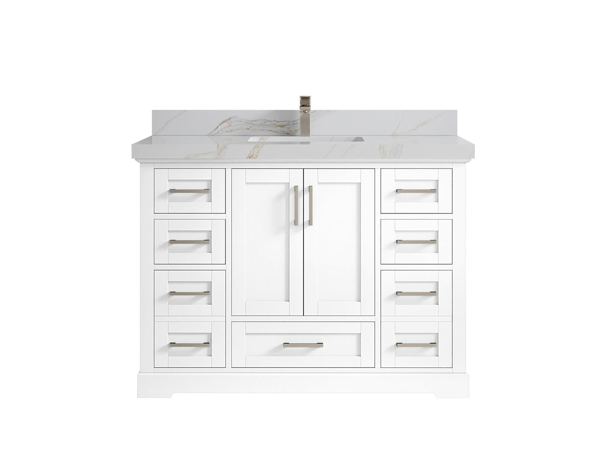 Boston 48 in. W x 22 in. D Single Sink Bathroom Vanity - Willow Bath and Vanity