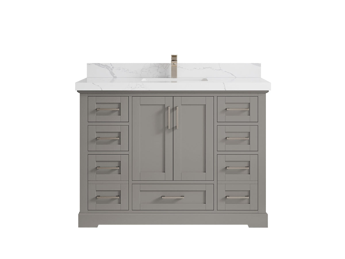 Boston 48 in. W x 22 in. D Single Sink Bathroom Vanity - Willow Bath and Vanity