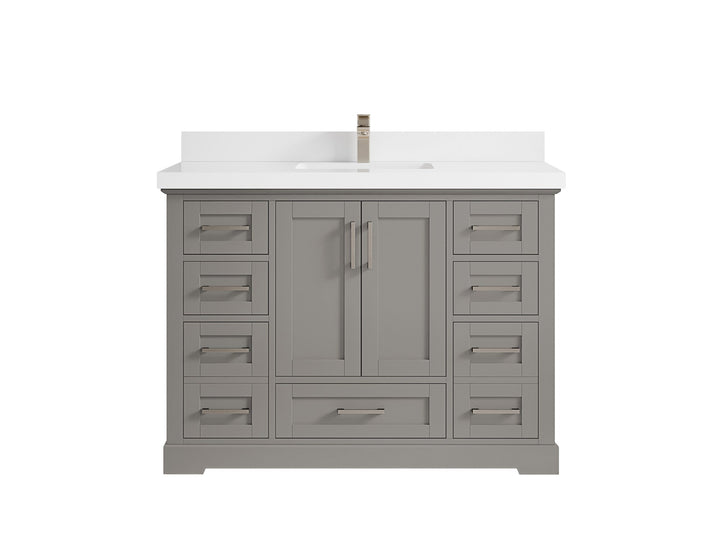 Boston 48 in. W x 22 in. D Single Sink Bathroom Vanity - photo 42