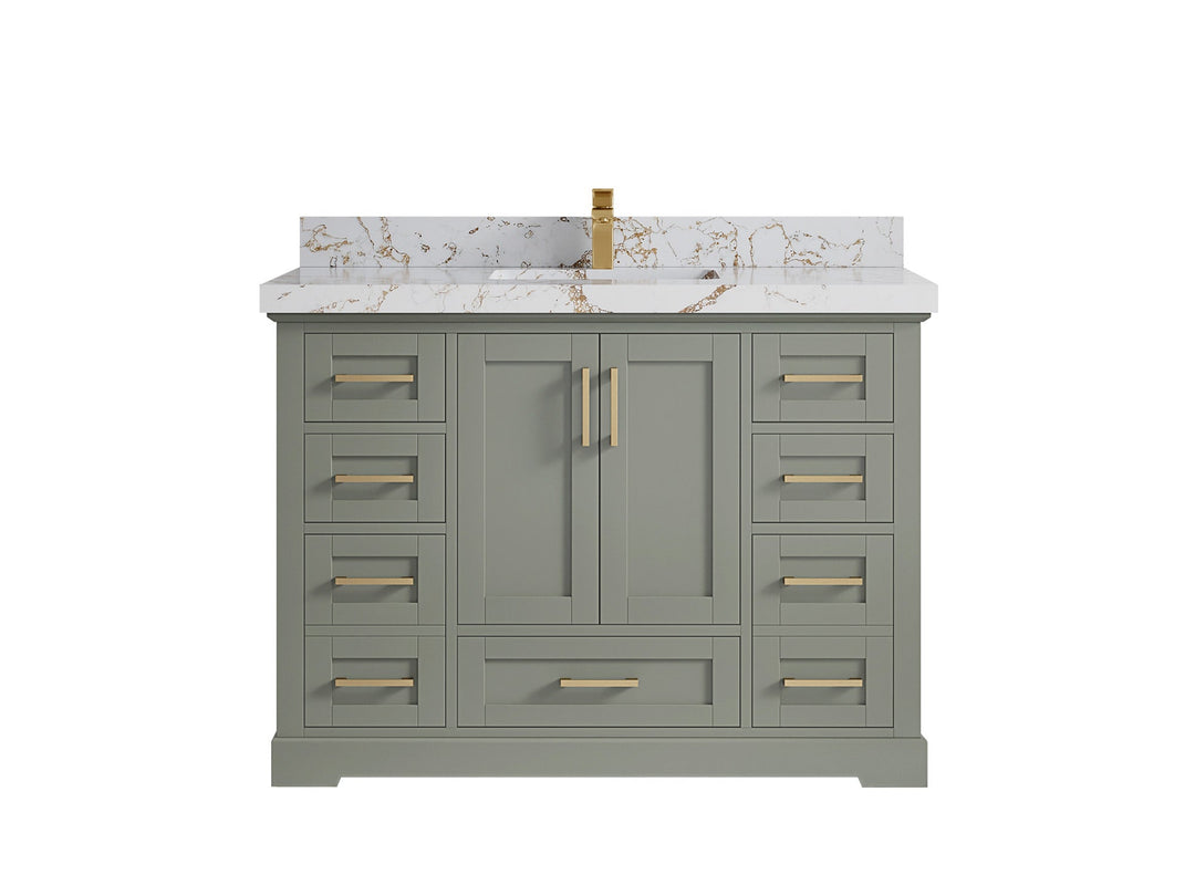 Boston 48 in. W x 22 in. D Single Sink Bathroom Vanity - Willow Bath and Vanity
