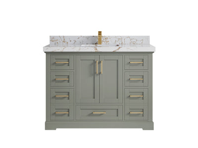 Boston 48 in. W x 22 in. D Single Sink Bathroom Vanity - Willow Bath and Vanity