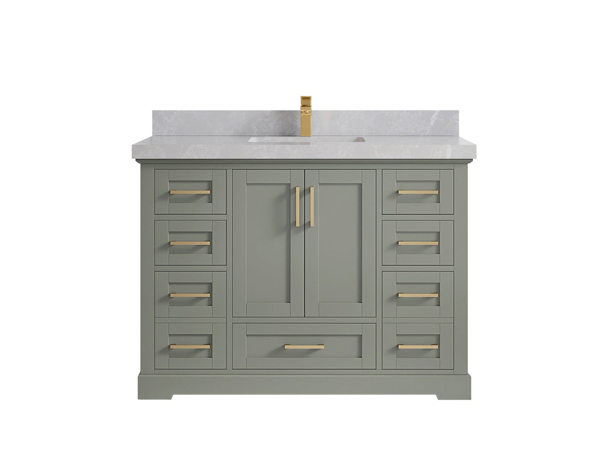 Boston 48 in. W x 22 in. D Single Sink Bathroom Vanity - Willow Bath and Vanity