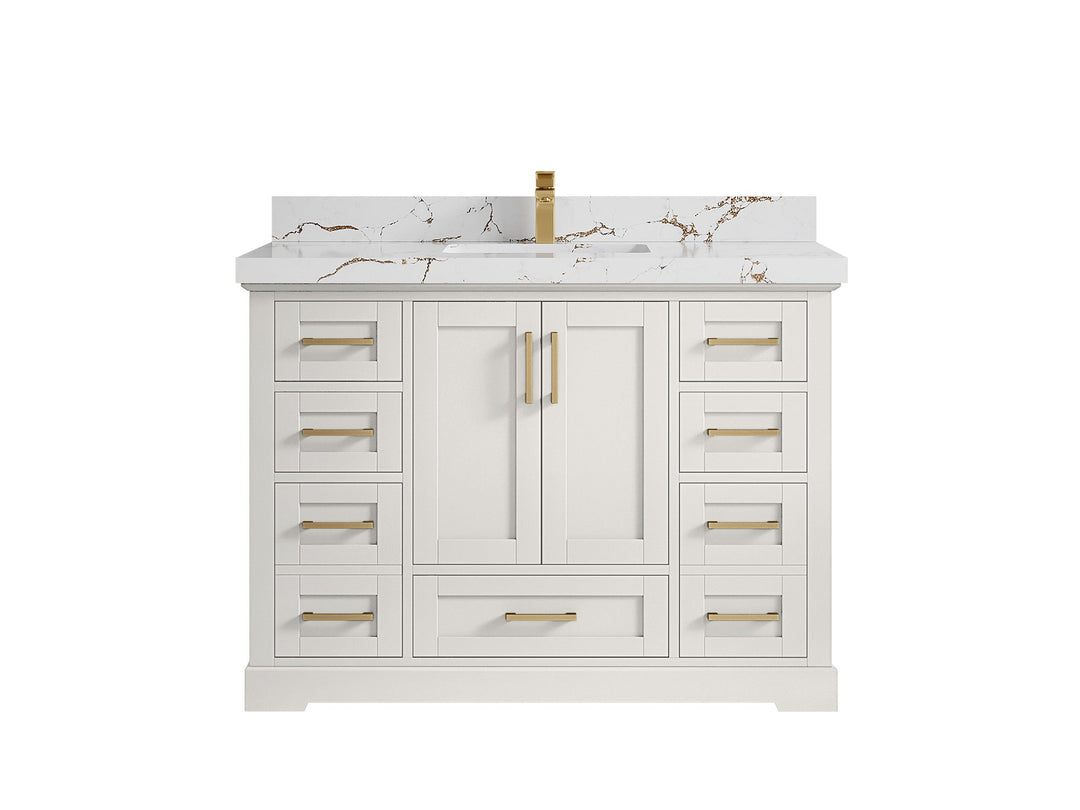 Boston 48 in. W x 22 in. D Single Sink Bathroom Vanity - Willow Bath and Vanity
