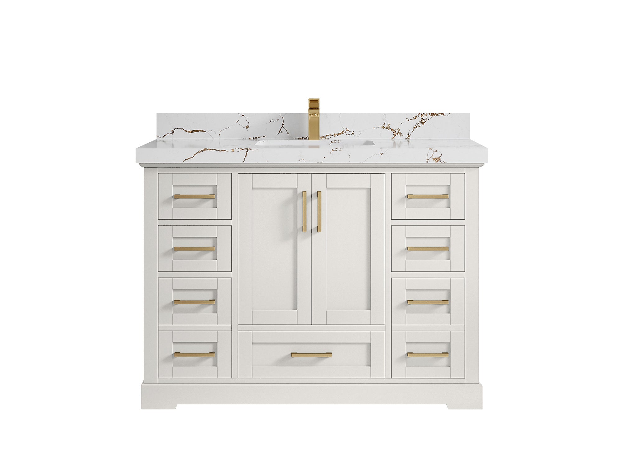 Boston 48 in. W x 22 in. D Single Sink Bathroom Vanity - Willow Bath and Vanity