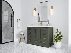 Boston 48 in. W x 22 in. D Single Sink Bathroom Vanity - photo 2