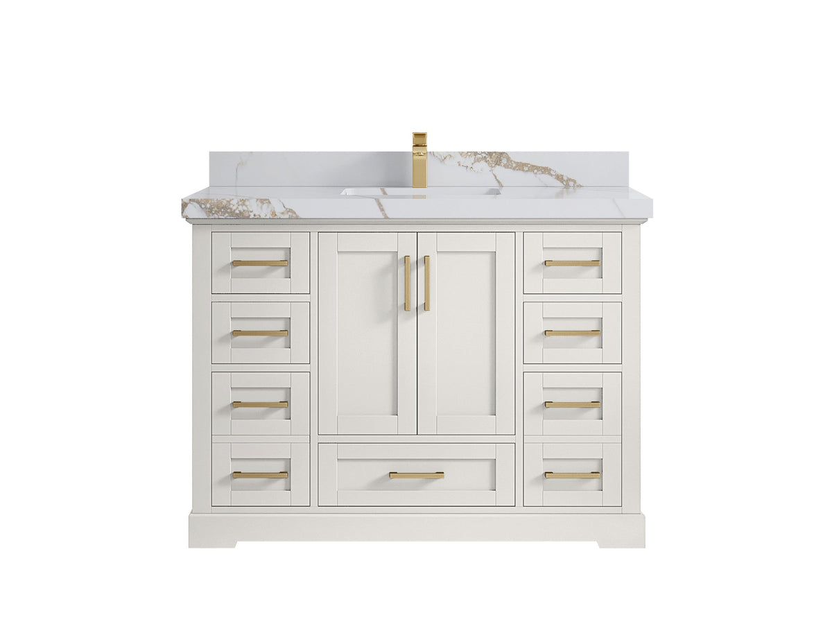 Boston 48 in. W x 22 in. D Single Sink Bathroom Vanity - Willow Bath and Vanity