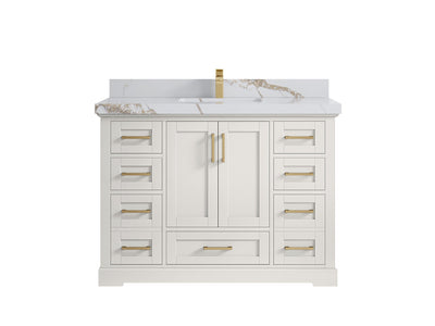 Boston 48 in. W x 22 in. D Single Sink Bathroom Vanity - Willow Bath and Vanity