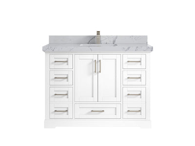 Boston 48 in. W x 22 in. D Single Sink Bathroom Vanity - Willow Bath and Vanity
