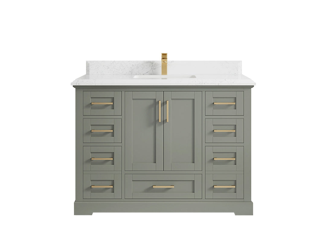 Boston 48 in. W x 22 in. D Single Sink Bathroom Vanity - Willow Bath and Vanity
