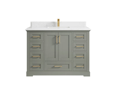 Boston 48 in. W x 22 in. D Single Sink Bathroom Vanity - Willow Bath and Vanity