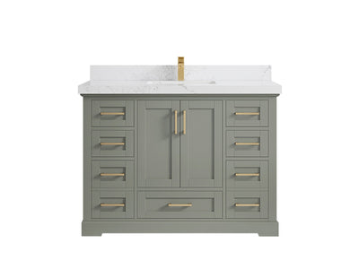 Boston 48 in. W x 22 in. D Single Sink Bathroom Vanity - Willow Bath and Vanity