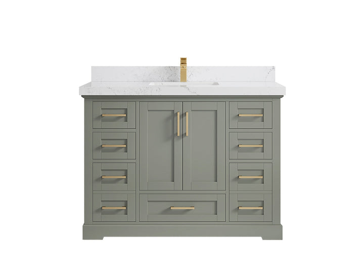 Boston 48 in. W x 22 in. D Single Sink Bathroom Vanity - photo 28