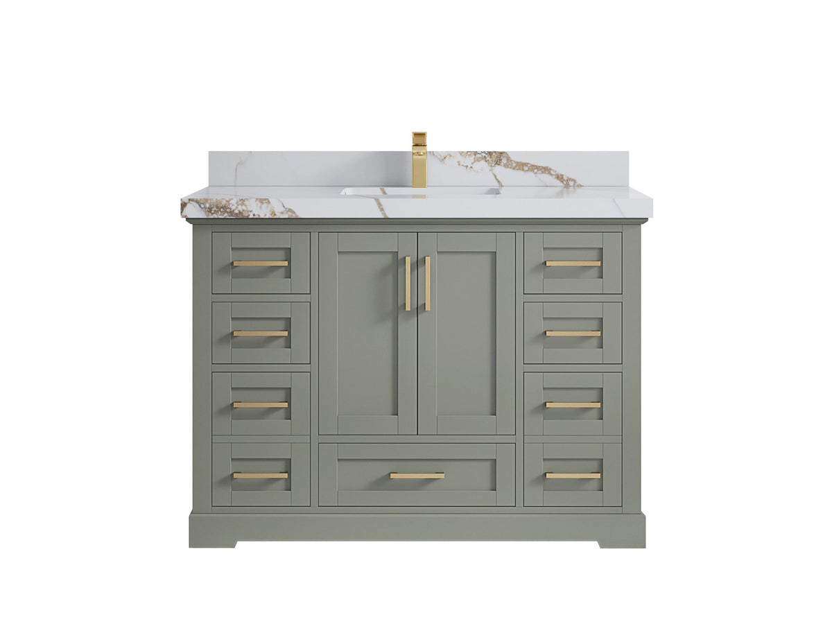 Boston 48 in. W x 22 in. D Single Sink Bathroom Vanity - Willow Bath and Vanity