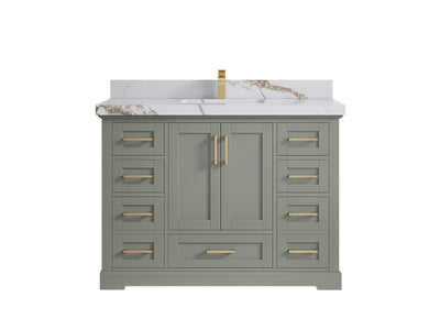 Boston 48 in. W x 22 in. D Single Sink Bathroom Vanity - Willow Bath and Vanity