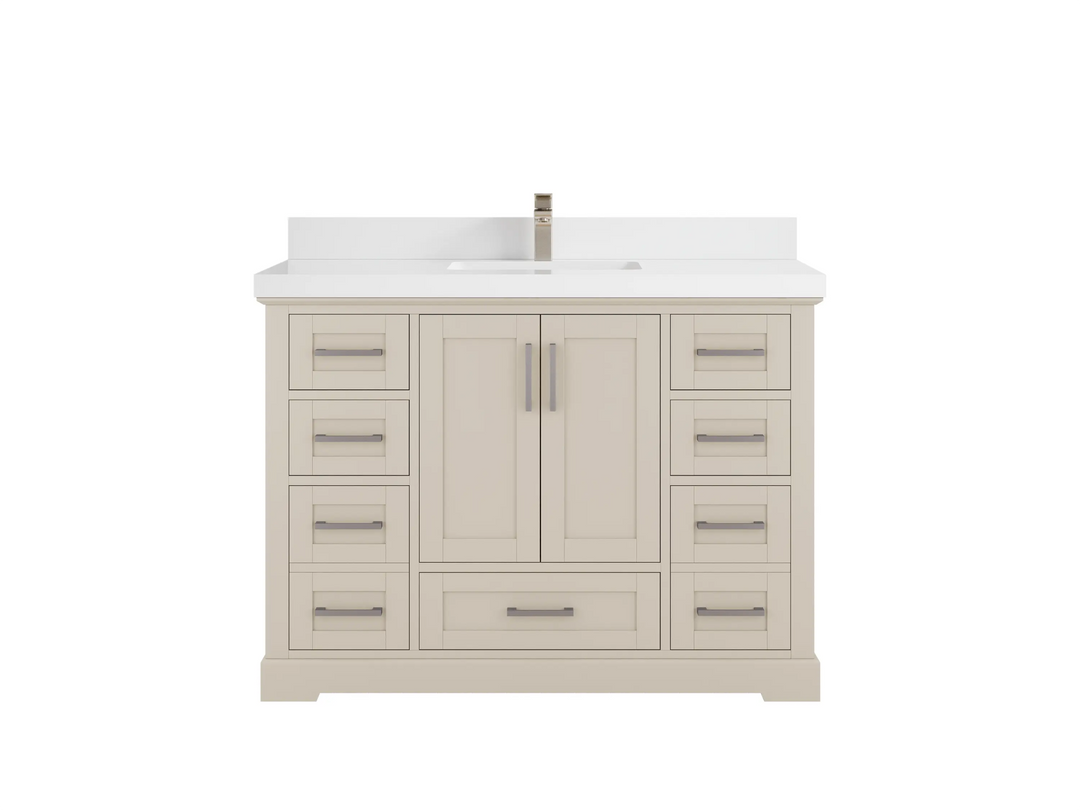 Boston 48 in. W x 22 in. D Single Sink Bathroom Vanity - Willow Bath and Vanity