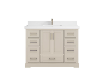 Boston 48 in. W x 22 in. D Single Sink Bathroom Vanity - Willow Bath and Vanity