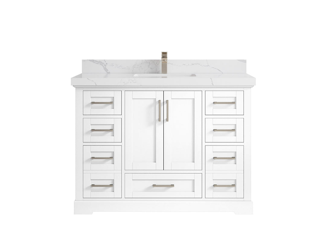 Boston 48 in. W x 22 in. D Single Sink Bathroom Vanity - Willow Bath and Vanity