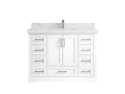 Boston 48 in. W x 22 in. D Single Sink Bathroom Vanity - Willow Bath and Vanity