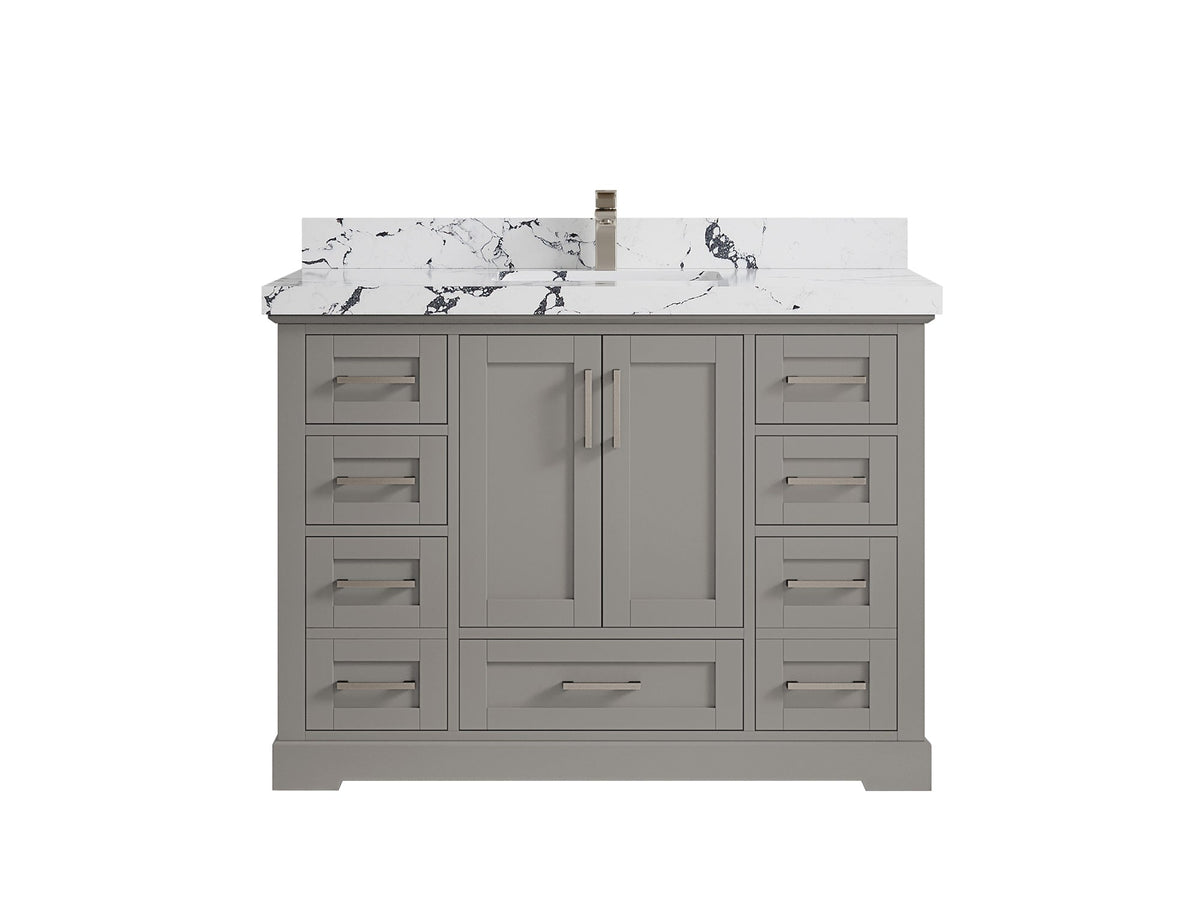Boston 48 in. W x 22 in. D Single Sink Bathroom Vanity - Willow Bath and Vanity