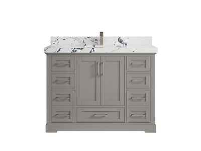 Boston 48 in. W x 22 in. D Single Sink Bathroom Vanity - Willow Bath and Vanity