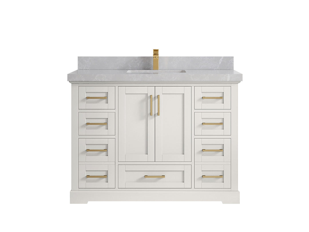 Boston 48 in. W x 22 in. D Single Sink Bathroom Vanity - Willow Bath and Vanity