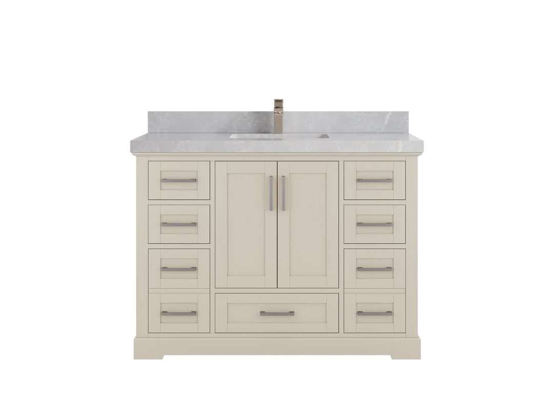 Boston 48 in. W x 22 in. D Single Sink Bathroom Vanity - Willow Bath and Vanity