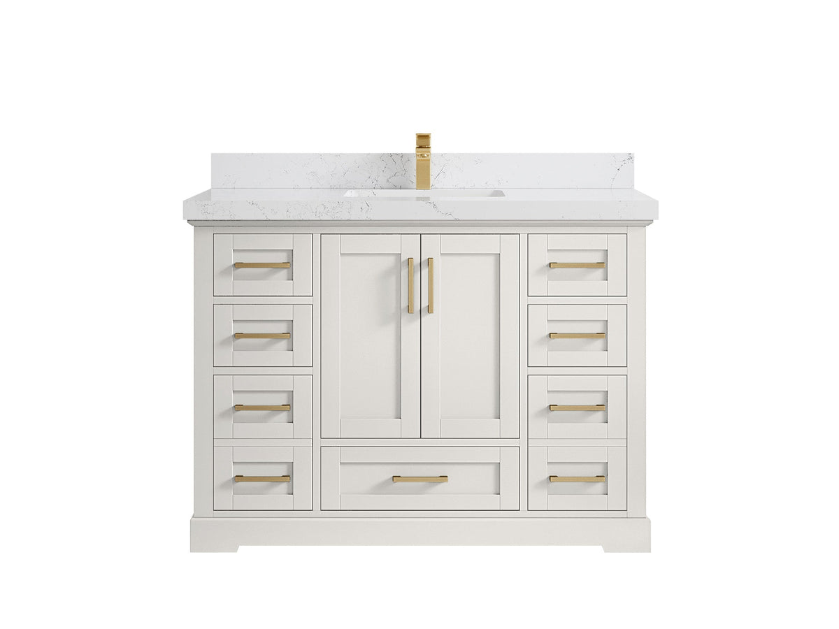Boston 48 in. W x 22 in. D Single Sink Bathroom Vanity - Willow Bath and Vanity