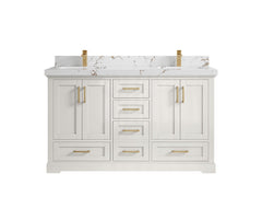 Boston 60 in. W x 22 in. D Double Sink Bathroom Vanity - photo 35