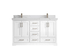 Boston 60 in. W x 22 in. D Double Sink Bathroom Vanity - photo 21