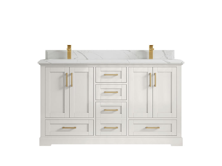 Boston 60 in. W x 22 in. D Double Sink Bathroom Vanity - photo 45