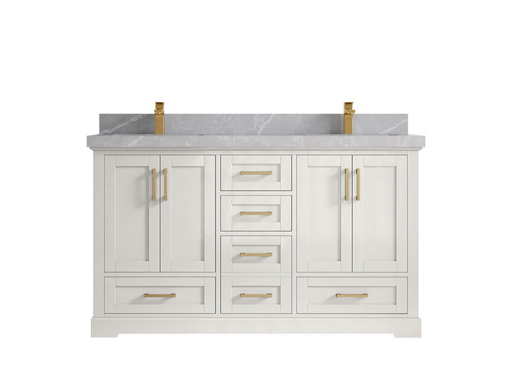 Boston 60 in. W x 22 in. D Double Sink Bathroom Vanity - photo 31