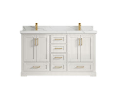 Boston 60 in. W x 22 in. D Double Sink Bathroom Vanity - photo 21