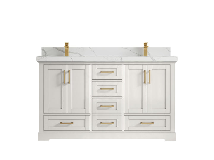 Boston 60 in. W x 22 in. D Double Sink Bathroom Vanity - photo 21