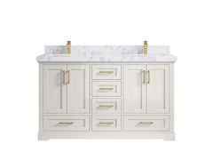 Boston 60 in. W x 22 in. D Double Sink Bathroom Vanity - photo 25