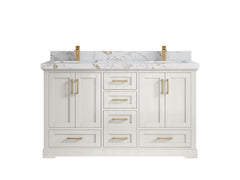 Boston 60 in. W x 22 in. D Double Sink Bathroom Vanity - photo 37