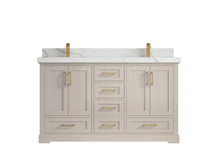 Boston 60 in. W x 22 in. D Double Sink Bathroom Vanity - photo 21
