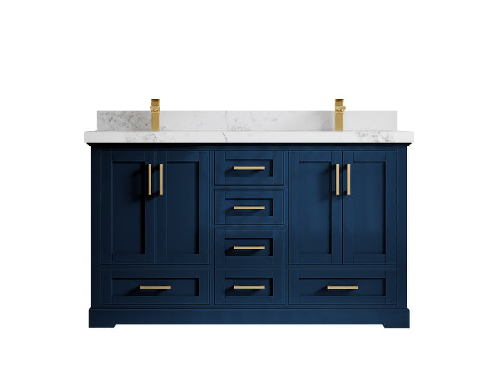 Boston 60 in. W x 22 in. D Double Sink Bathroom Vanity - photo 24