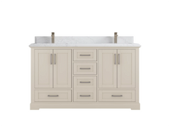 Boston 60 in. W x 22 in. D Double Sink Bathroom Vanity - photo 22