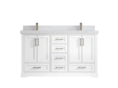 Boston 60 in. W x 22 in. D Double Sink Bathroom Vanity - photo 29