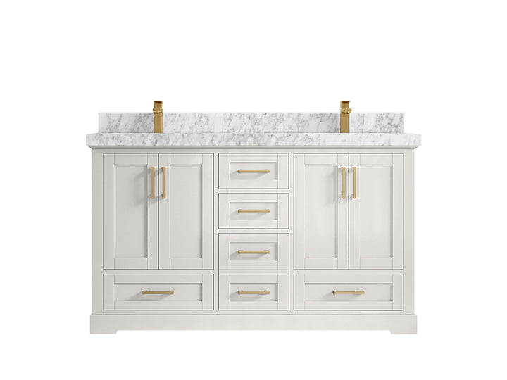 Boston 60 in. W x 22 in. D Double Sink Bathroom Vanity - photo 13