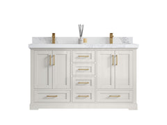 Boston 60 in. W x 22 in. D Double Sink Bathroom Vanity - photo 1