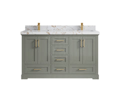 Boston 60 in. W x 22 in. D Double Sink Bathroom Vanity - photo 38