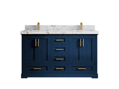 Boston 60 in. W x 22 in. D Double Sink Bathroom Vanity - photo 36