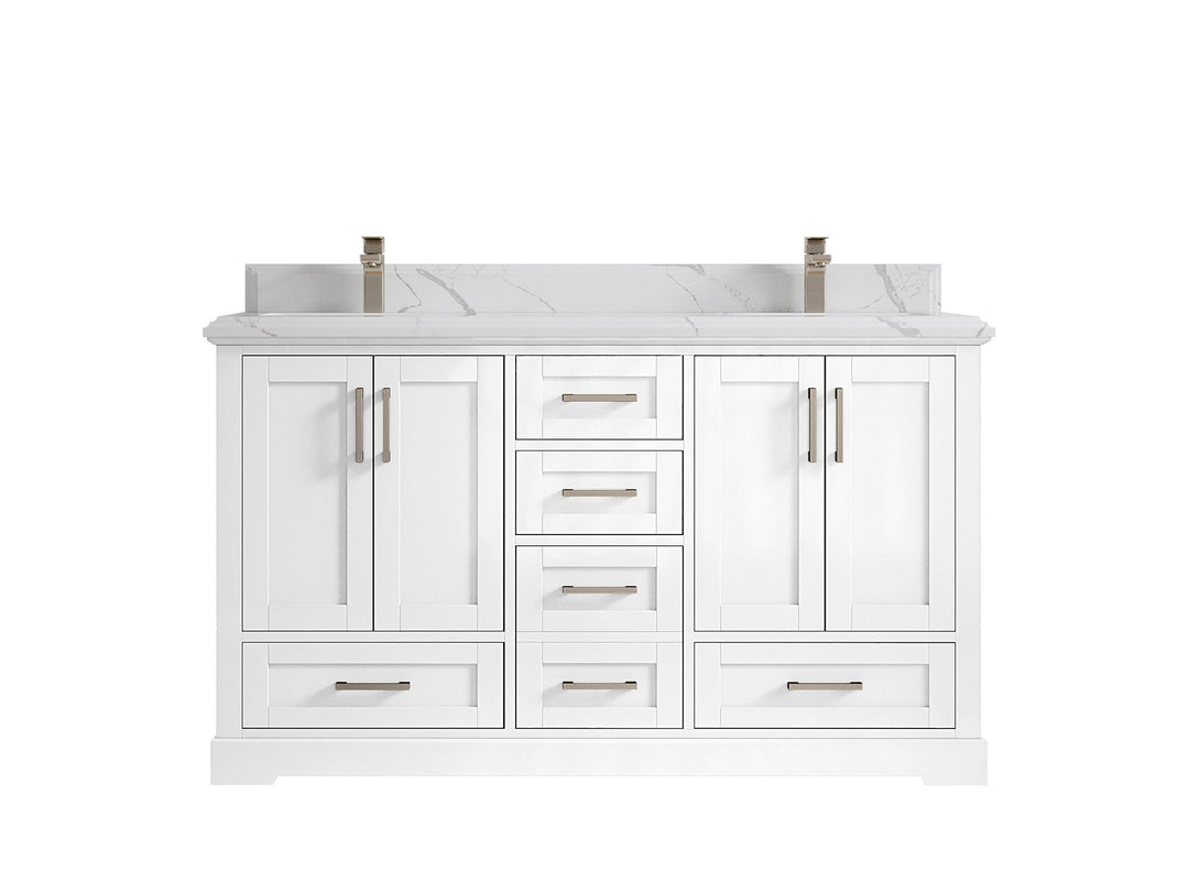 Boston 60 in. W x 22 in. D Double Sink Bathroom Vanity - Willow Bath and Vanity