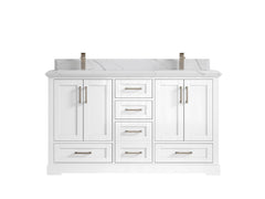 Boston 60 in. W x 22 in. D Double Sink Bathroom Vanity - photo 45
