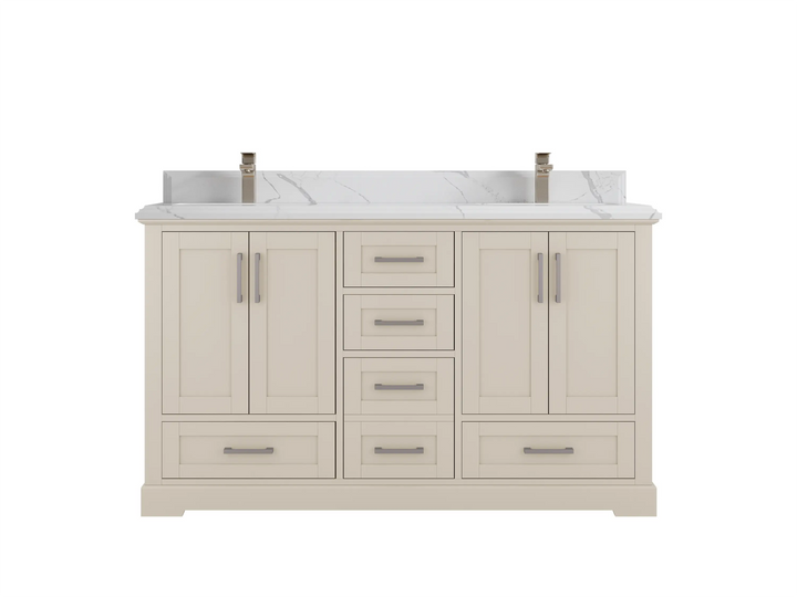 Boston 60 in. W x 22 in. D Double Sink Bathroom Vanity - photo 21